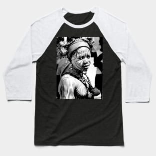 Vintage Portrait of a Liberian Woman Baseball T-Shirt